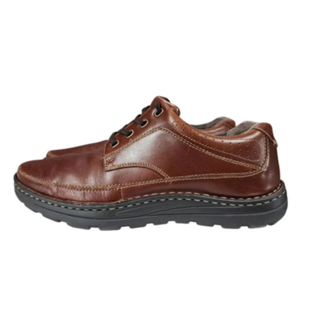 Drew Toledo II‎ Shoes Mens Size 12 Brown Leather Comfort Walking Casual Lace Up